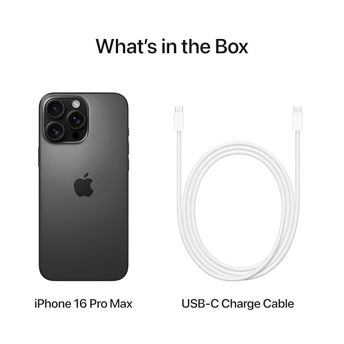 iPhone 16 Pro Max 1TB - Black Titanium (Unlocked) sample product