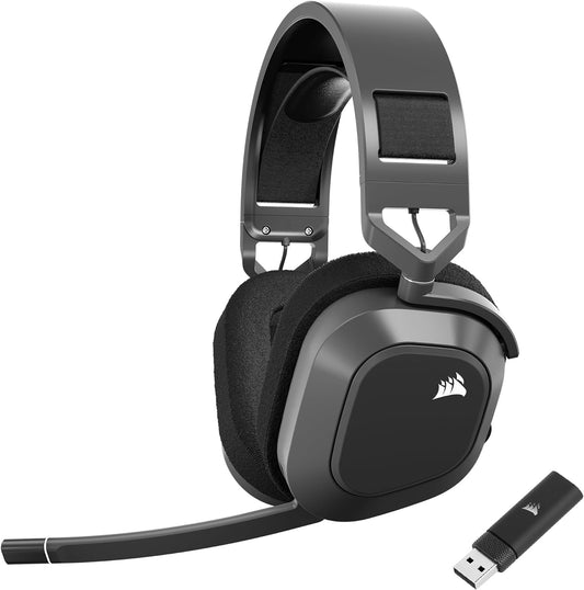 Corsair HS80 Max Wireless Gaming Headset - Steel Grey