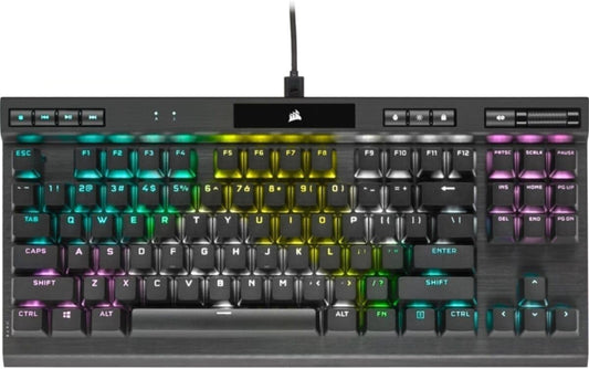 Corsair K70 RGB TKL Mechanical Gaming Keyboard (Champion Series) - Cherry MX Red
