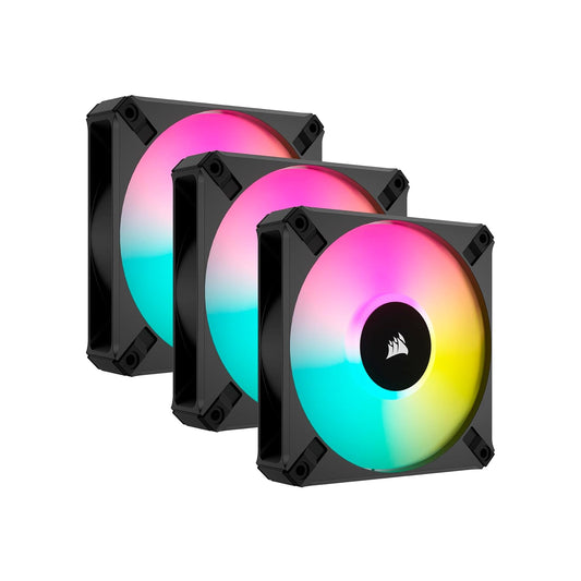 Corsair iCUE AR120 Digital RGB PWM Fan (Triple Pack) - Black