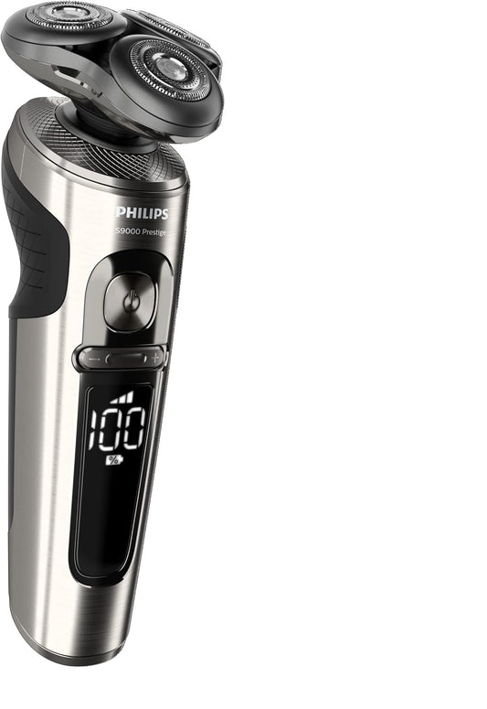 Philips Shaver S9000 Prestige Wet & Dry Electric shaver with SkinIQ
