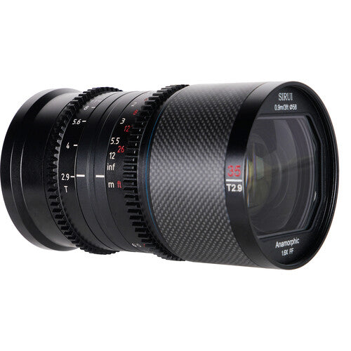 SIRUI Saturn 35mm T2.9 1.6x Carbon Fiber Anamorphic Lens - E-mount