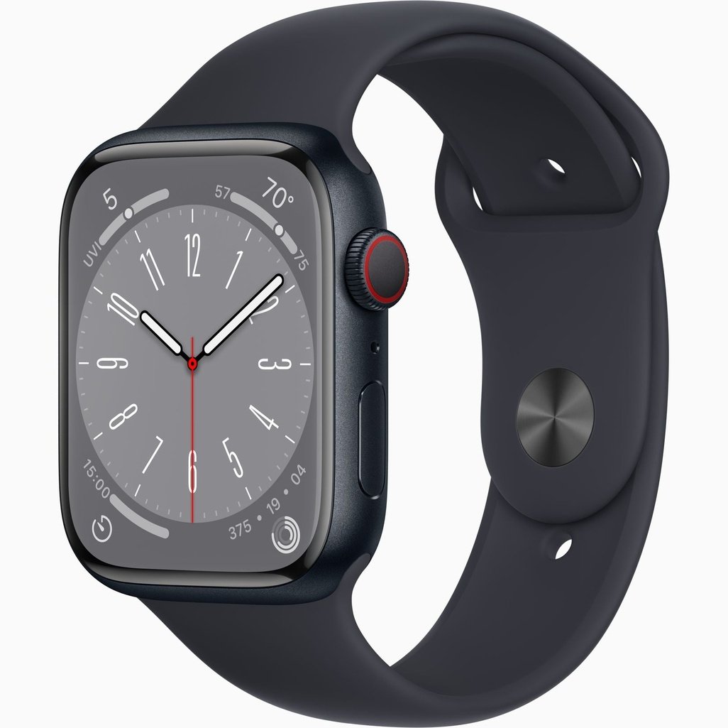 Apple Watch Series 7 - 45mm - Aluminum - Midnight - (GPS + Cellular)