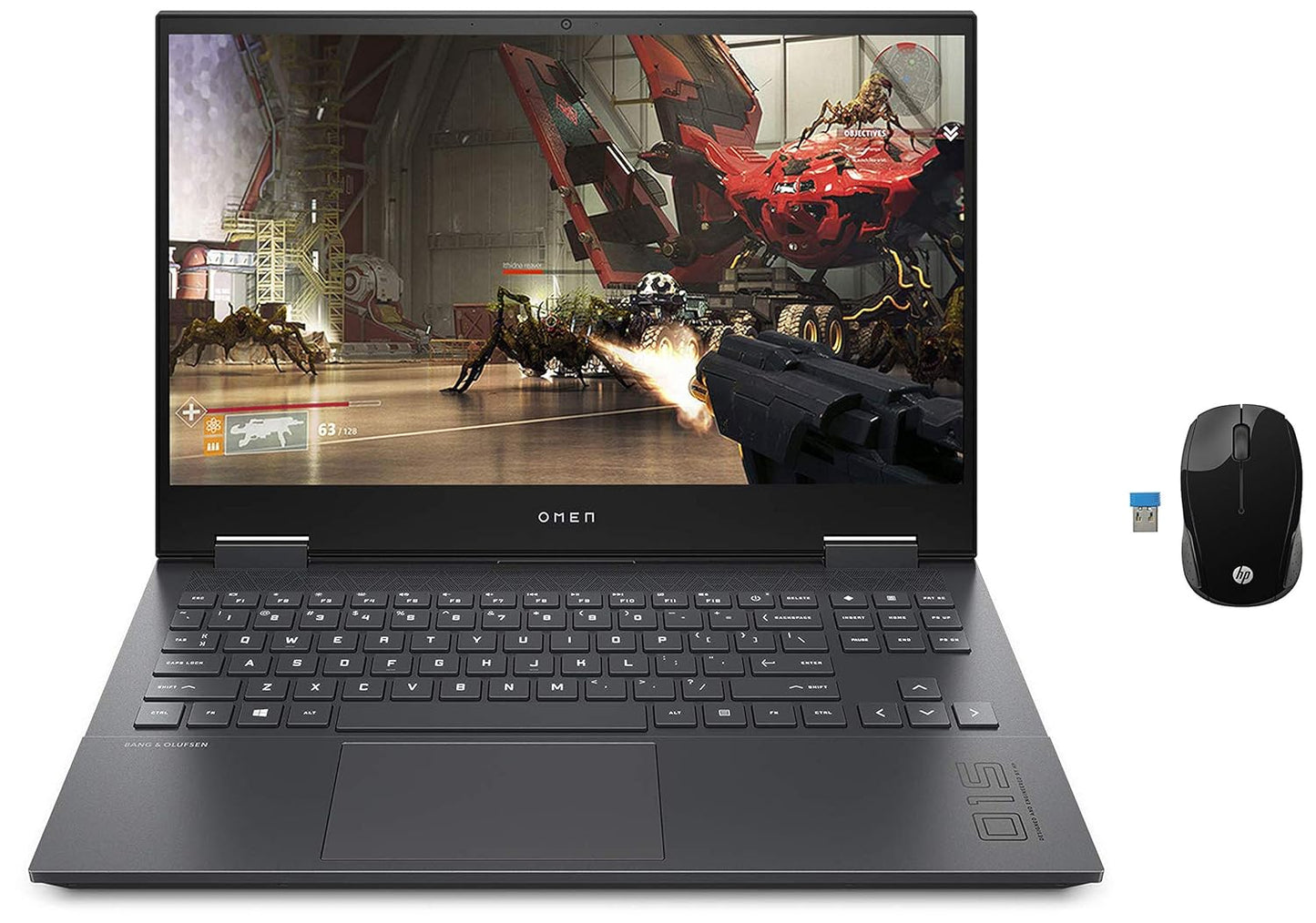 HP OMEN Laptop - 15.6" (AMD Ryzen 5 4600H - 8GB RAM - 512GB - GTX 1650) - 15-en0001ax - Black