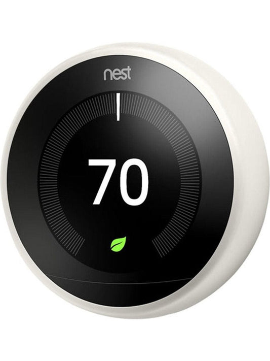 Google - Nest Learning Thermostat (3rd Gen) White
