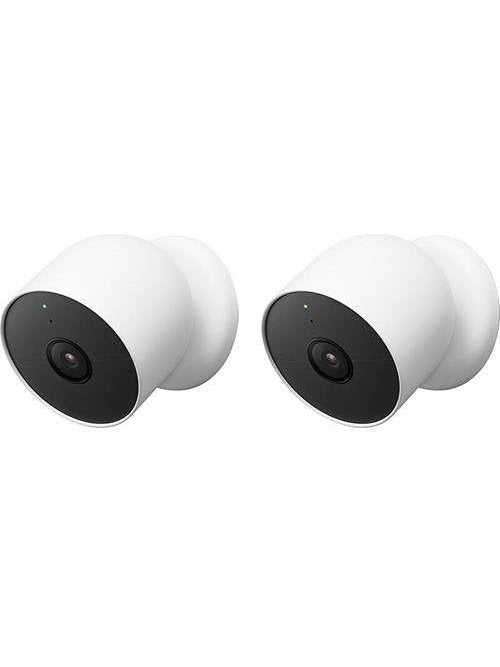 Google - Nest Outdoor Cam 2-Pack