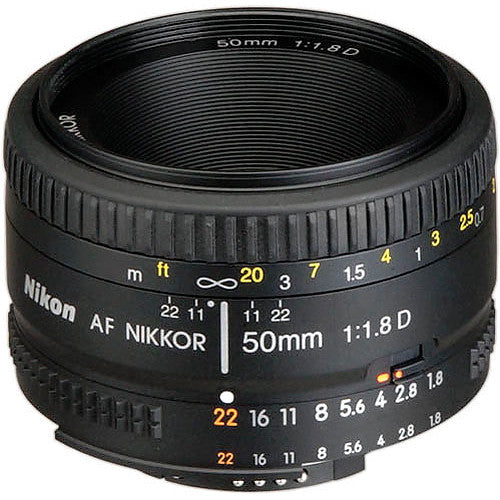 Nikon AF NIKKOR 50mm f/1.8D - F-mount